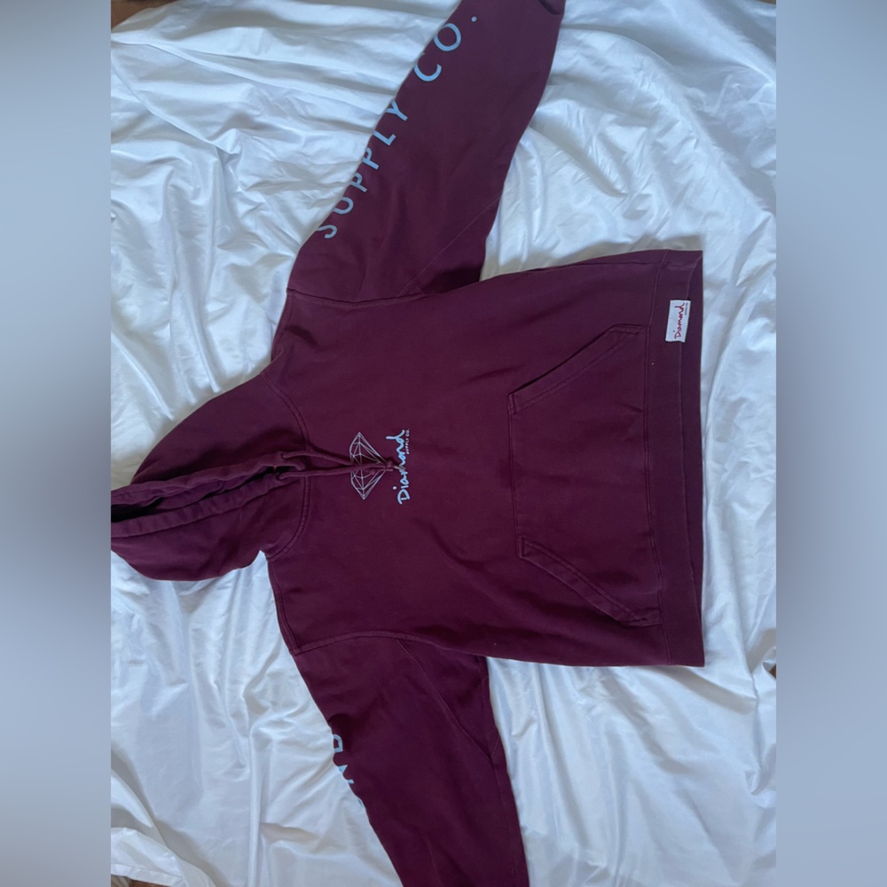 Diamond Supply Co. Maroon Hoodie